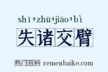 失诸交臂是什么意思的图片